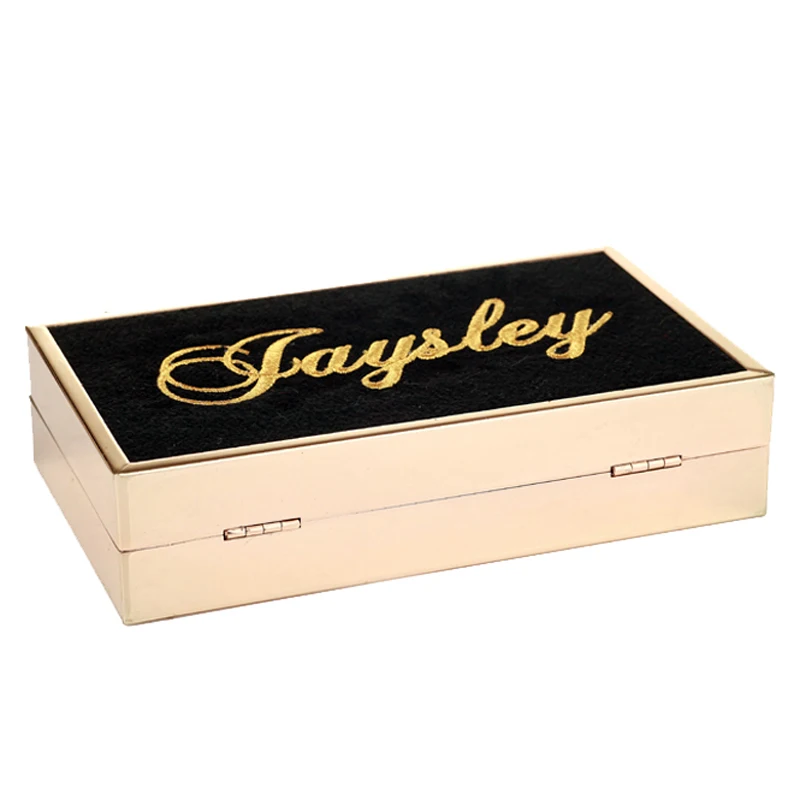 
Custom made personalized embroidered name bag women clutch bag 