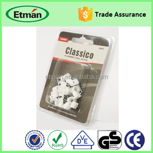 2023 Plastic Wall Cable Holding Clips,Electric Wire Clips