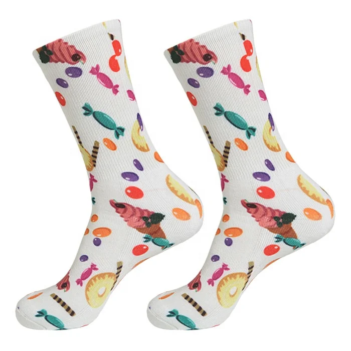 3d печатных толстые хлопковые носки спортивные (джиу джицу) сублимированное