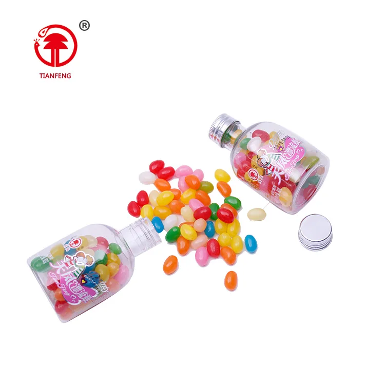 Promotion boxes packing gummy sweet candy jelly tianfeng bean halal gel jelly beans confectionery sweets