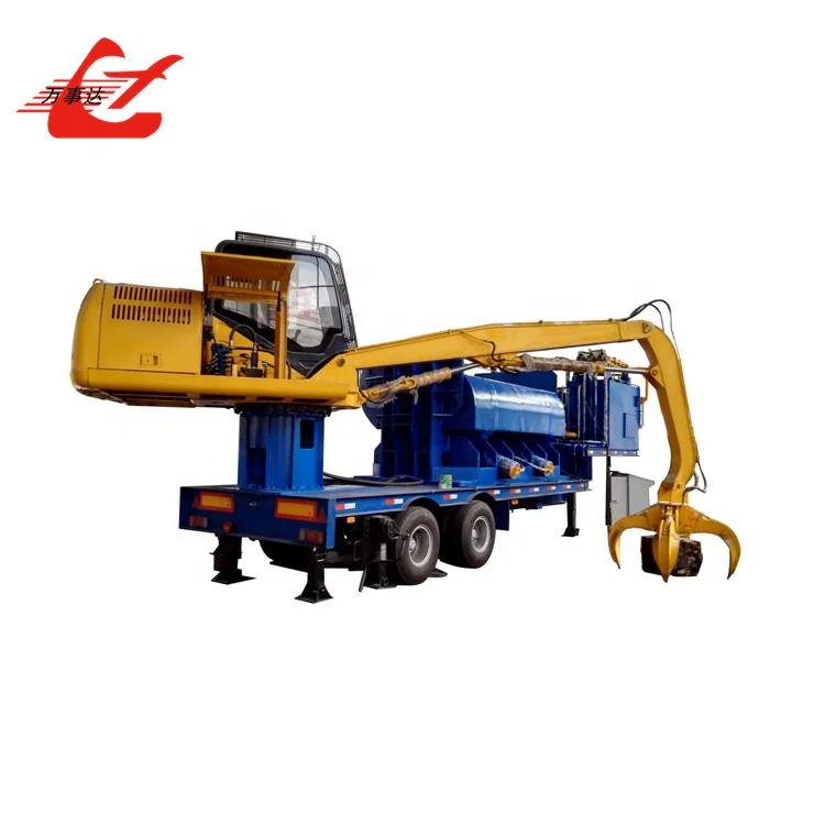 
Trailer Mounted Mobile Scrap Metal Baler Hydraulic Waste Copper Baler Logger Steel Baling Press Equipment 