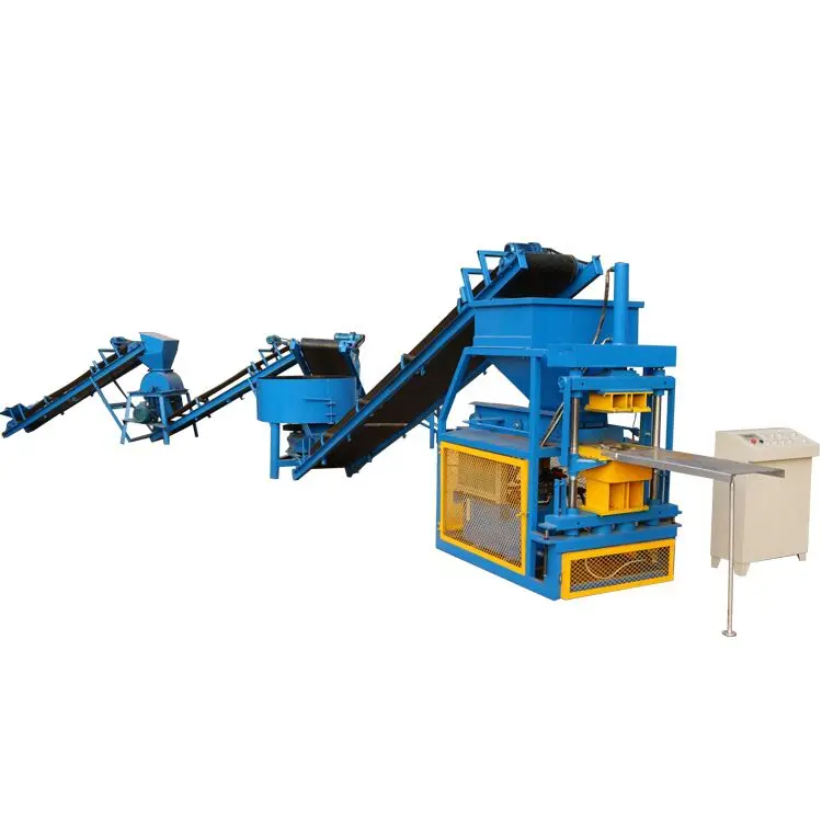 HBY2-10 automatic clay interlock brick making machine price soil cement block machine in uk