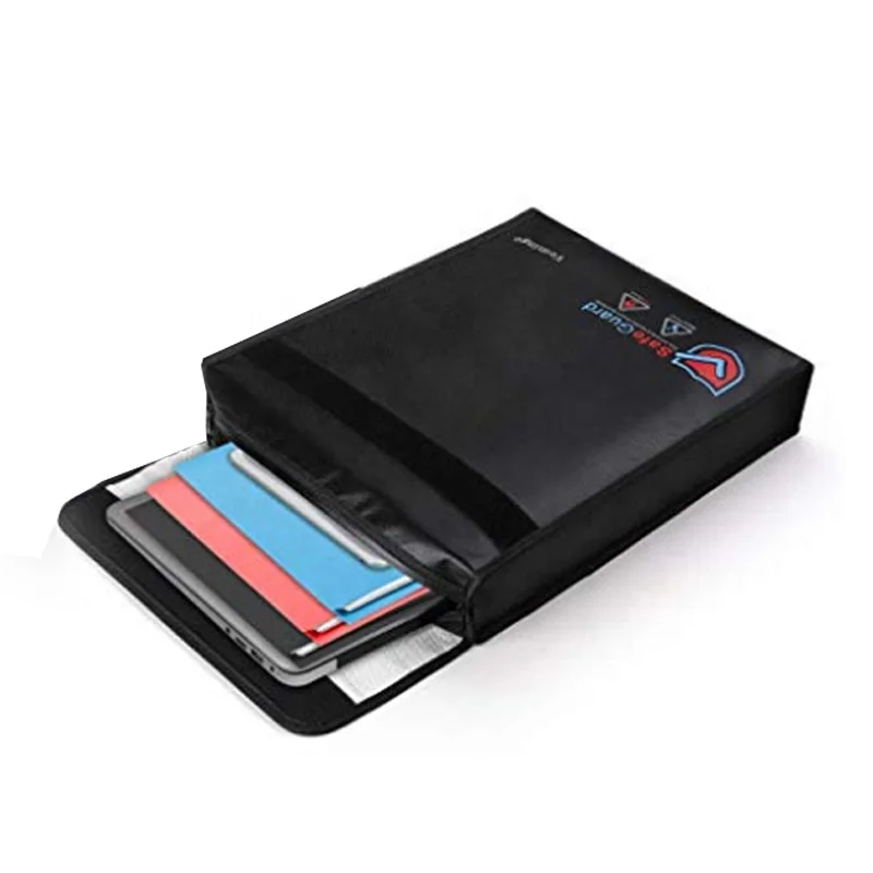 Envelope Cash Fire Proof Money Pouch File Shoulder Document Bag Durable Documents Fireproof Bag High Quality Custom Waterproof