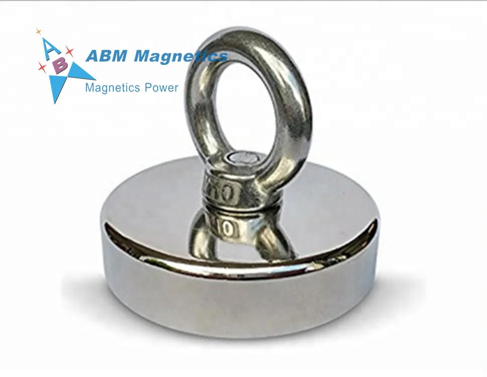 Customized super strong Neodymium magnet hook fishing pot magnet