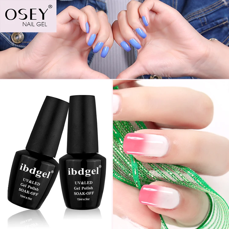 ibdgel Temperature Changing gel nail polish starter kit Uv Led Gel Nail Polish