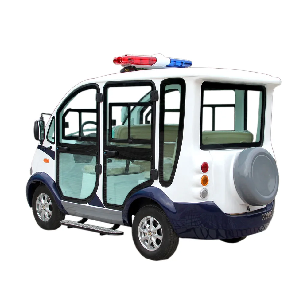 4  Seats 28Km/H Tourism Site Transportation Vehicle 4 Wheels Electric Security Patrol Car