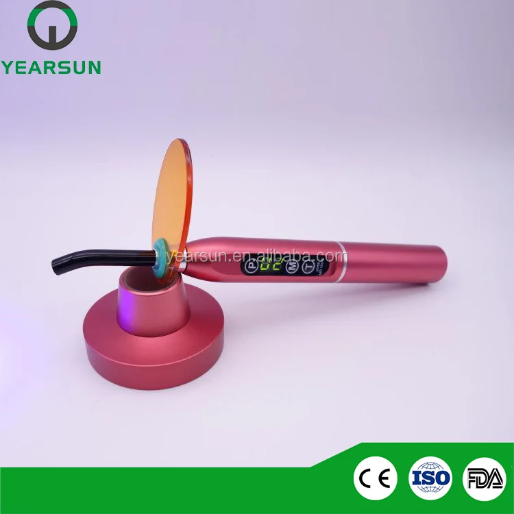 rose color ,5W dental curing light lamp for clinlic and lab,made in china yearmoon