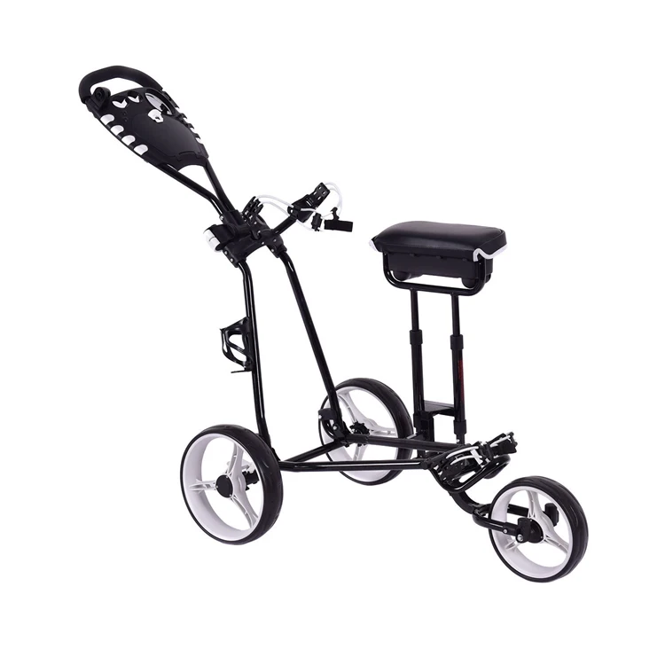 Reasonable & acceptable price  detachable Golf Push Trolley/golf cart