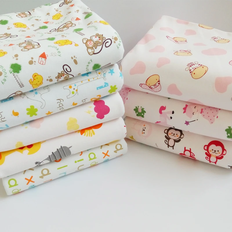 Digital print baby diaper waterproof breathable fabric knitted PUL fabric baby nappy