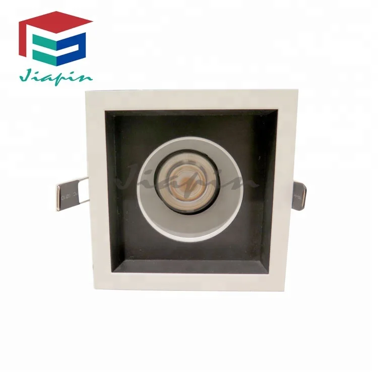 
Square Single/two heads 12W/12Wx2 105x105mm cutout Commercial downlight LED COB grill light 