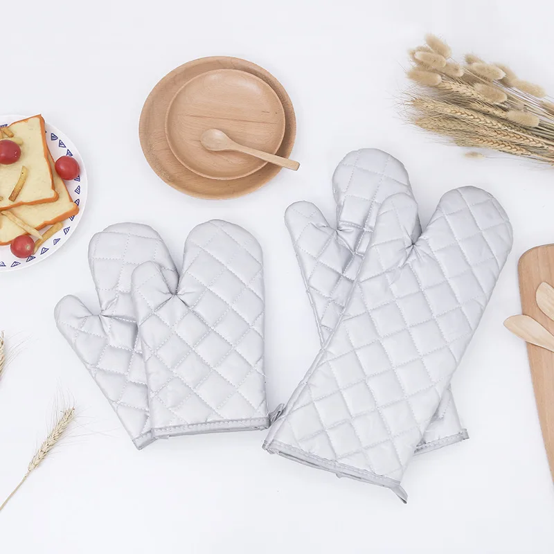 Kitchen Microwave Oven Gloves Baking Gloves Anti-scalding Oven Mitts