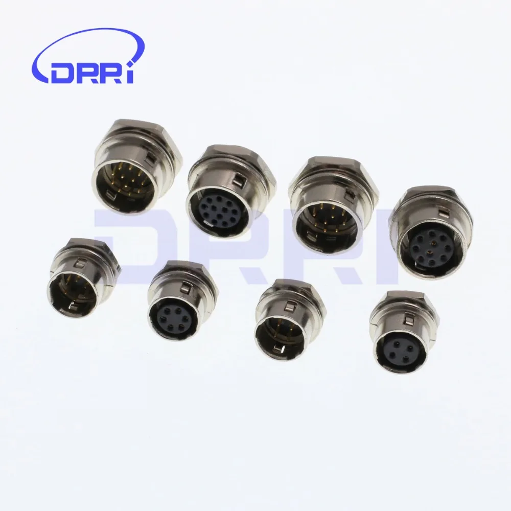 Hirose HR10A 4 6 10 12 Pin Male/Female Socket Connector for Industry Camera