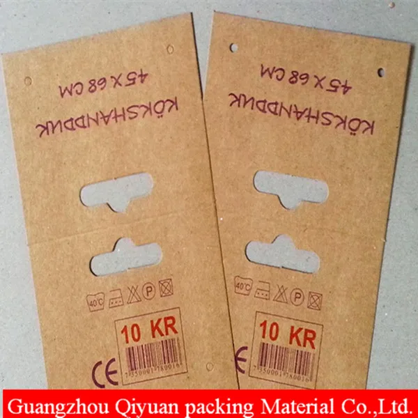 Custom packaging Paper Card/Colorful Paper Card Header hotel key card holder