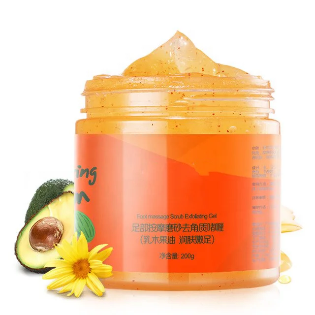 24K Gold Shea Butter Foot Whitening Cream Moisturizing Exfoliating Cream Dead Skin Remover Cracked Feet Cream Skin Repair Care