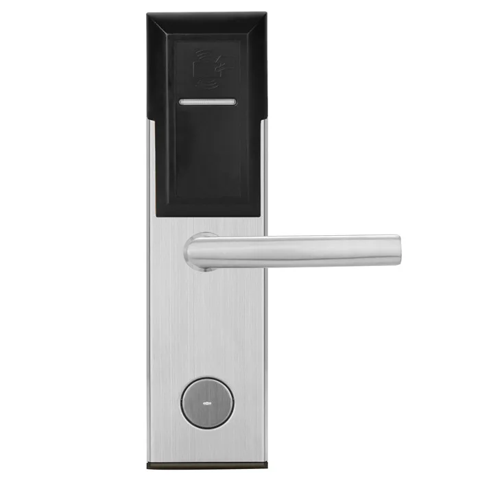 Special flat handle resort rfid hotel keyless card door lock