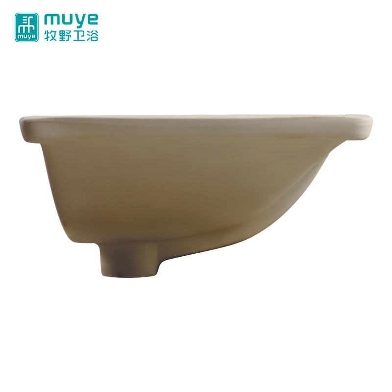 UPC sanitary ware China supplier rectangular shape soild surface ceramic under counter basin