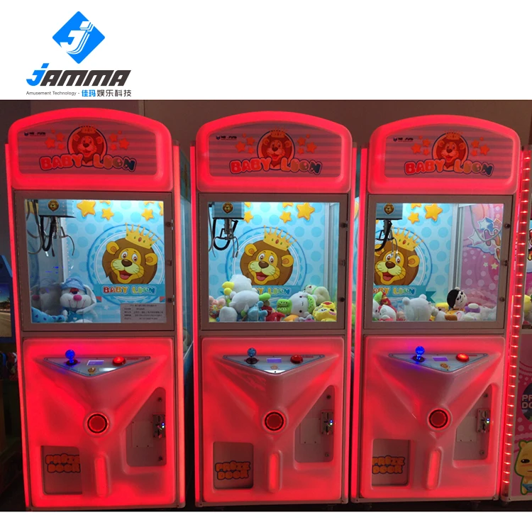 Durable catch plush toy arcade games coin operated crane claw machine