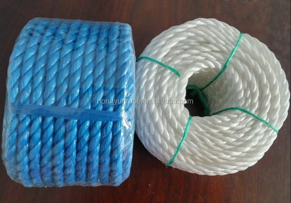 Полипропилен Сплит Фильм веревки, PP twisted Rope