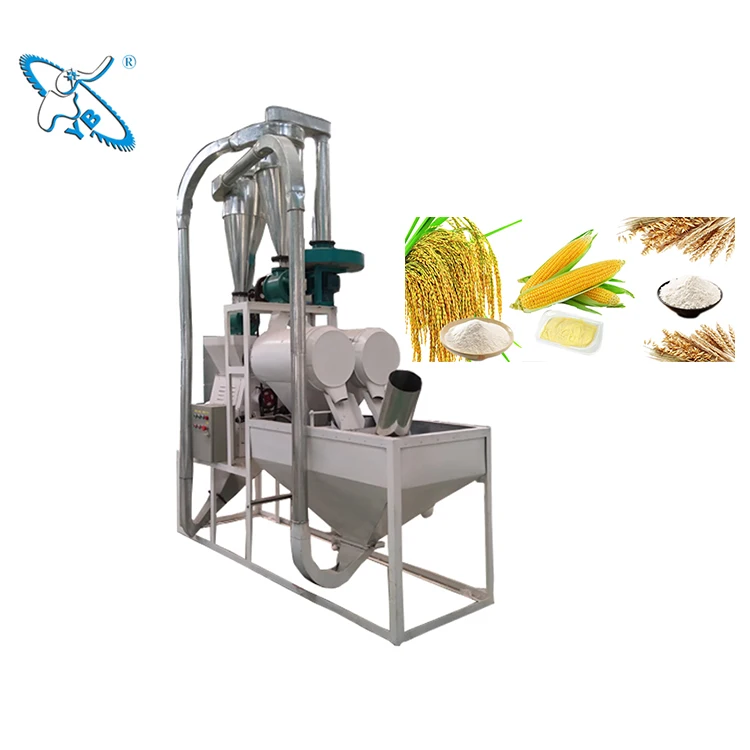Малый масштаб дома мини низкая цена пшеницы кукурузной муки фрезерный станок для продажи