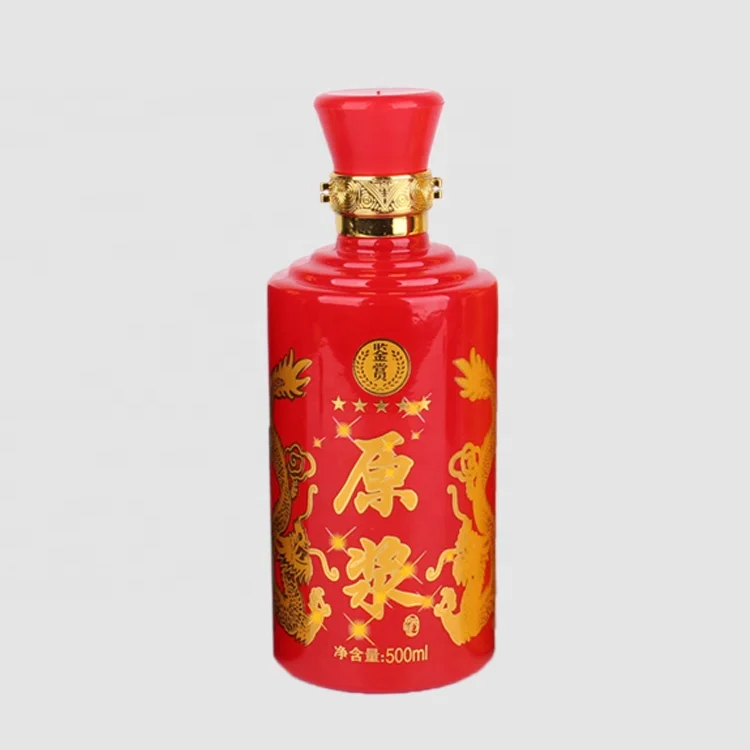 
Wholesale 500ml Vodka Spirit Glass Bottle for Liquor with screw up lids 