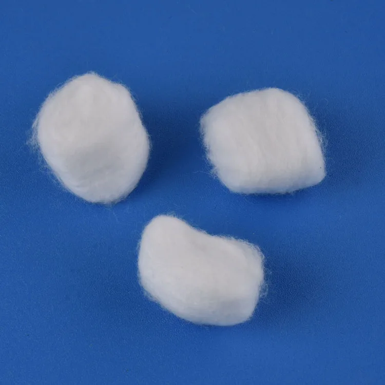 
Disposable absorbent medical synthetic dental wool cotton ball big white pure cotton wool balls 