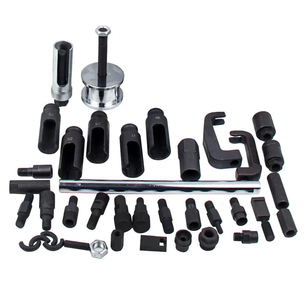 Auto Repair Tool supplier 40 pieces Diesel Injector Extractor remover removal repair tools with slide hammer for mechanics