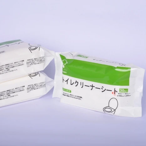 Privete label eco-friendly anti-bacterial bathroom and toilet seat wet wipes