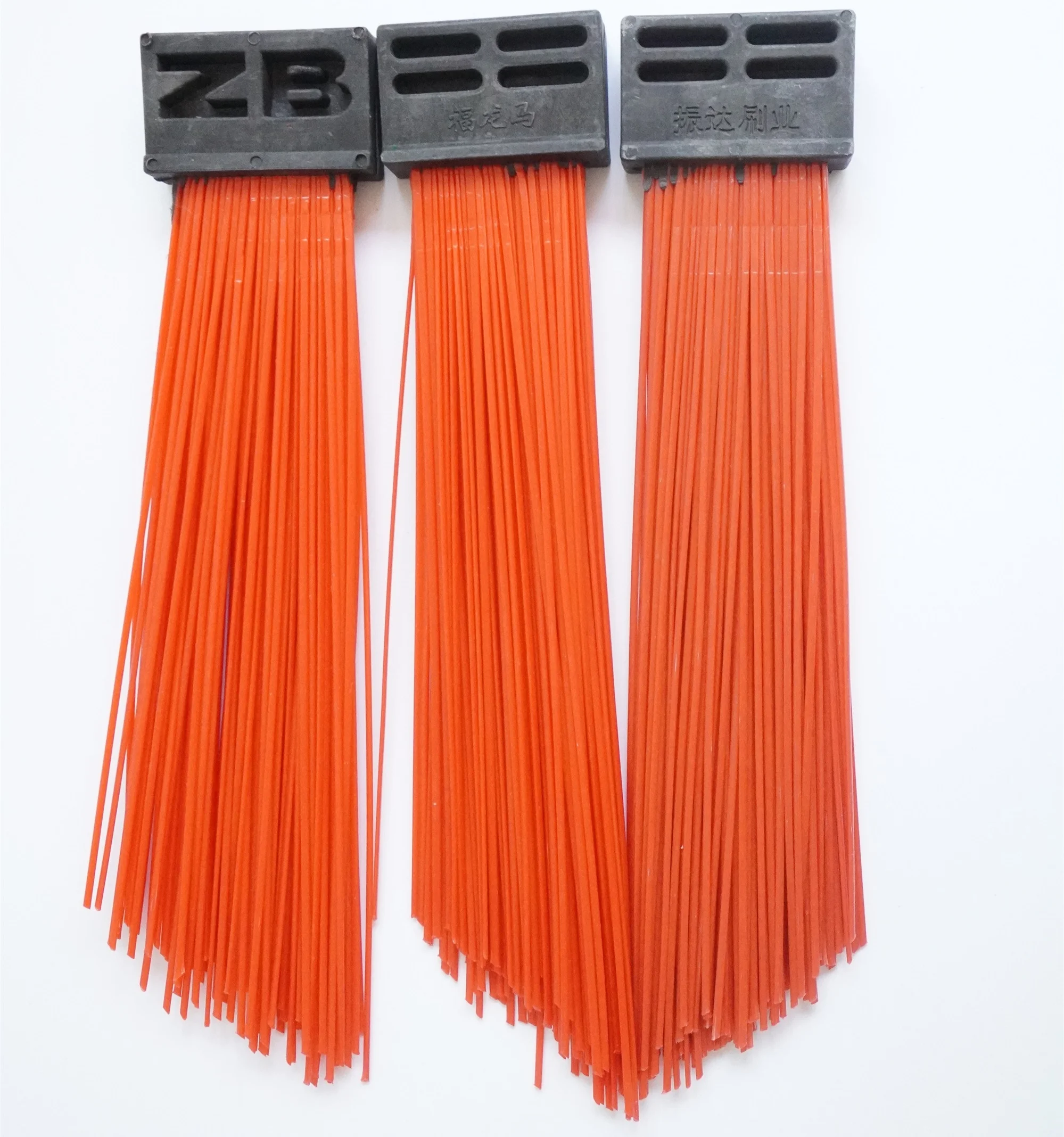 PE plastic road cleaning sweeper brushes