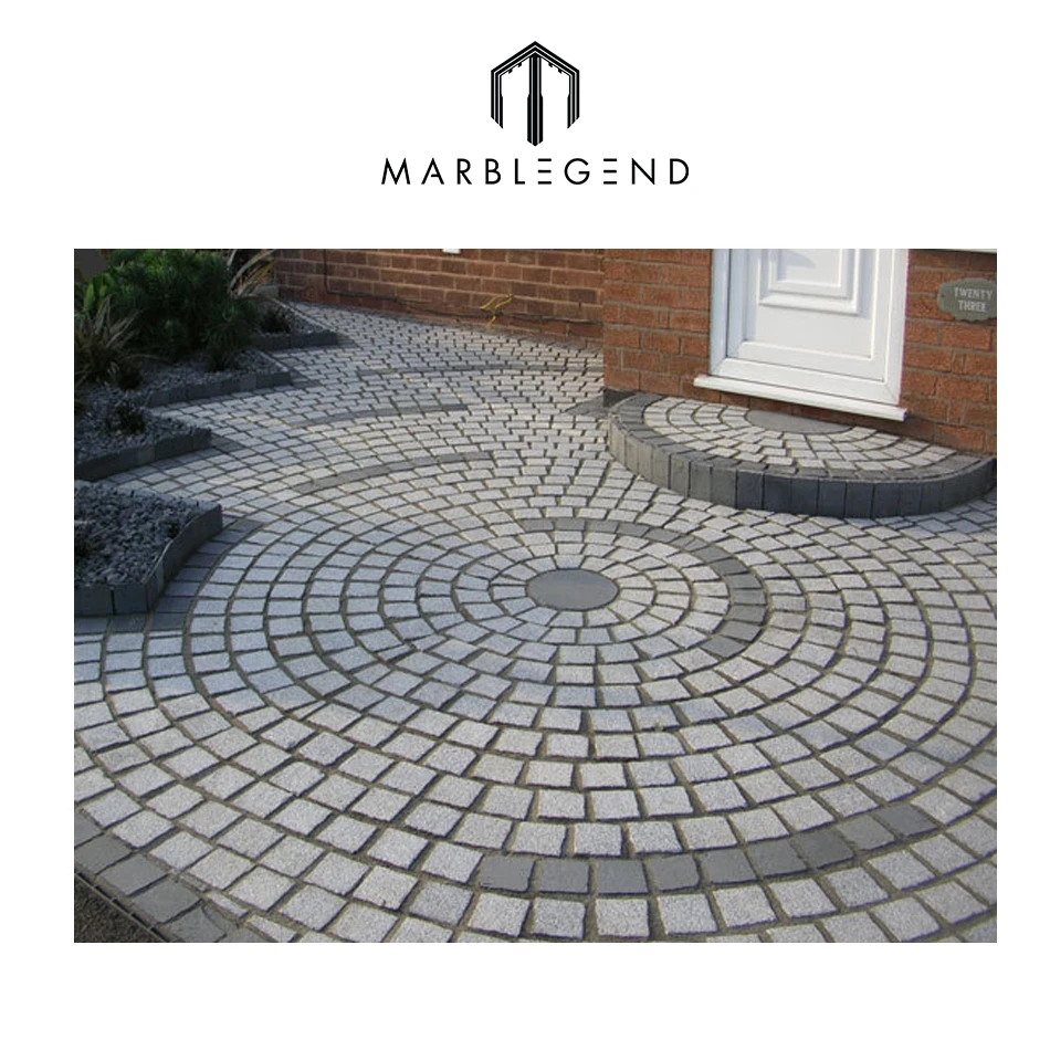 Outdoor Cheap Split Colorful Patio Granite Paving Stone