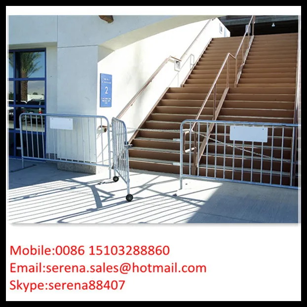 
Pedestrian barriers/galvanised portable fence 