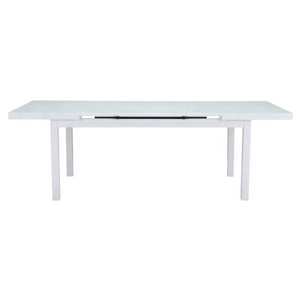 Rattan furniture garden coffee table alum frame rattan outdoor dining table