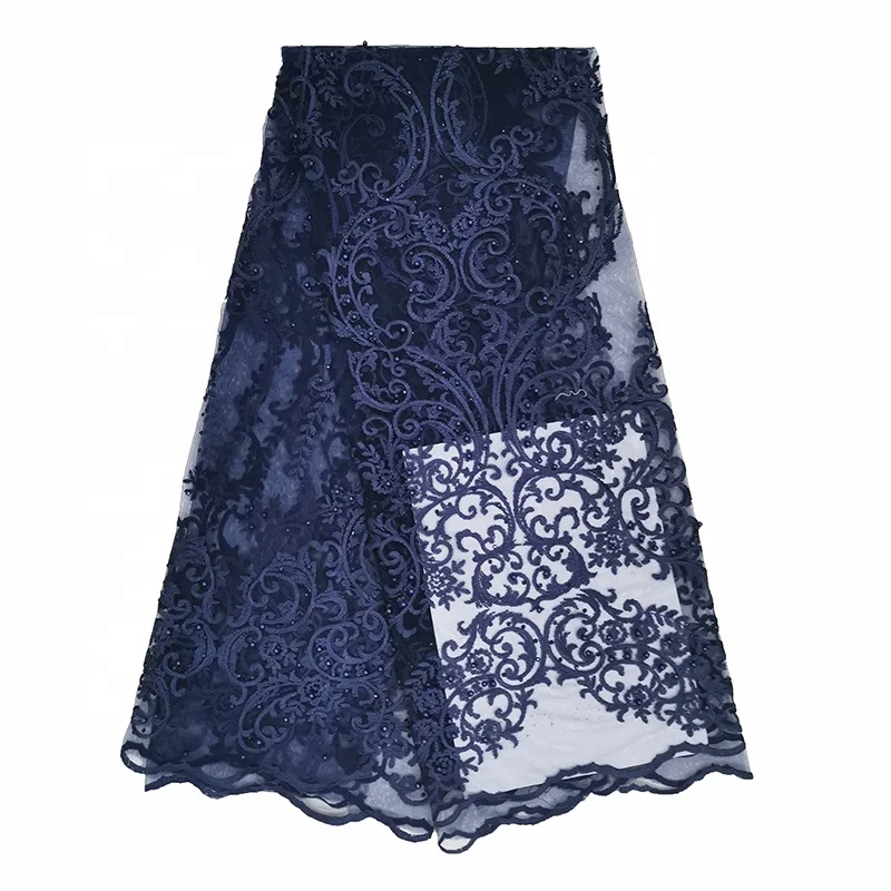 guangzhou bestway cheap african embroidered burgundy lace fabric