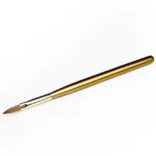 2016 new fashion Size10 Gold Nail Art Tool Gel Design Drawing Painting Pen Polish Brush