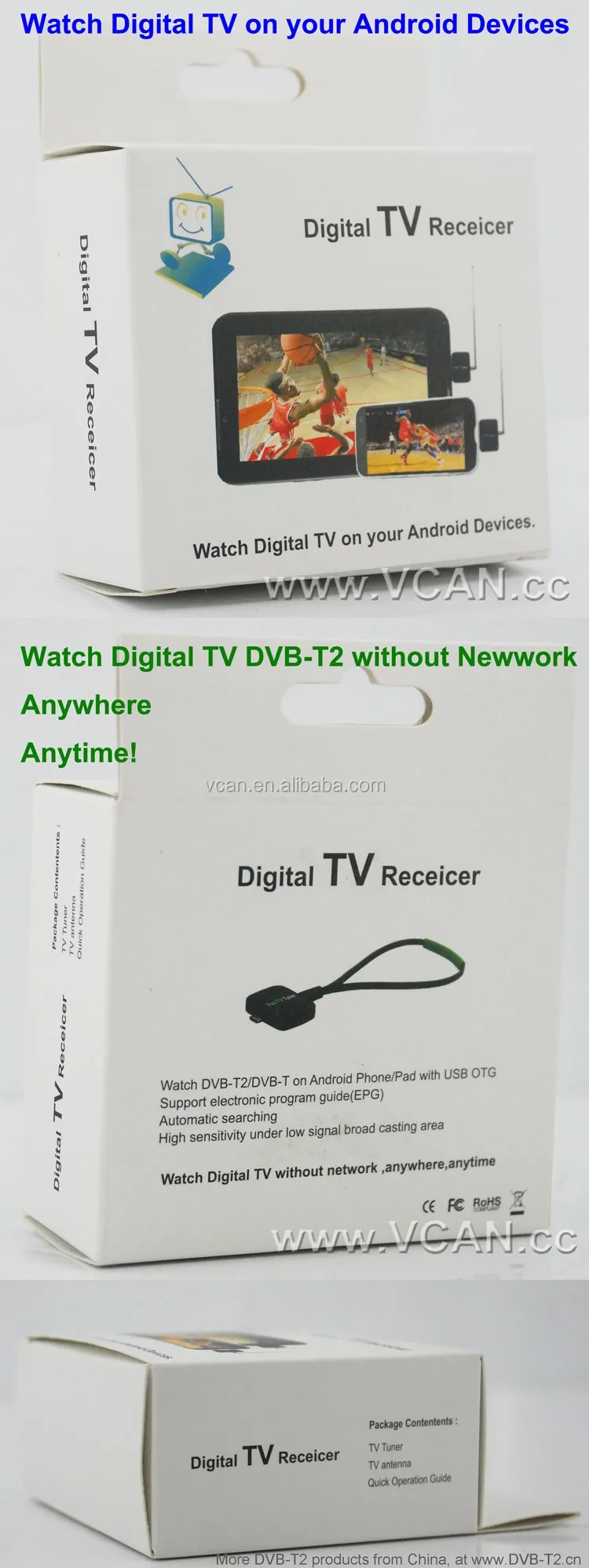 android tv dvb t2 app DVB-T2S phone tv stick usb tv tuner for android pad