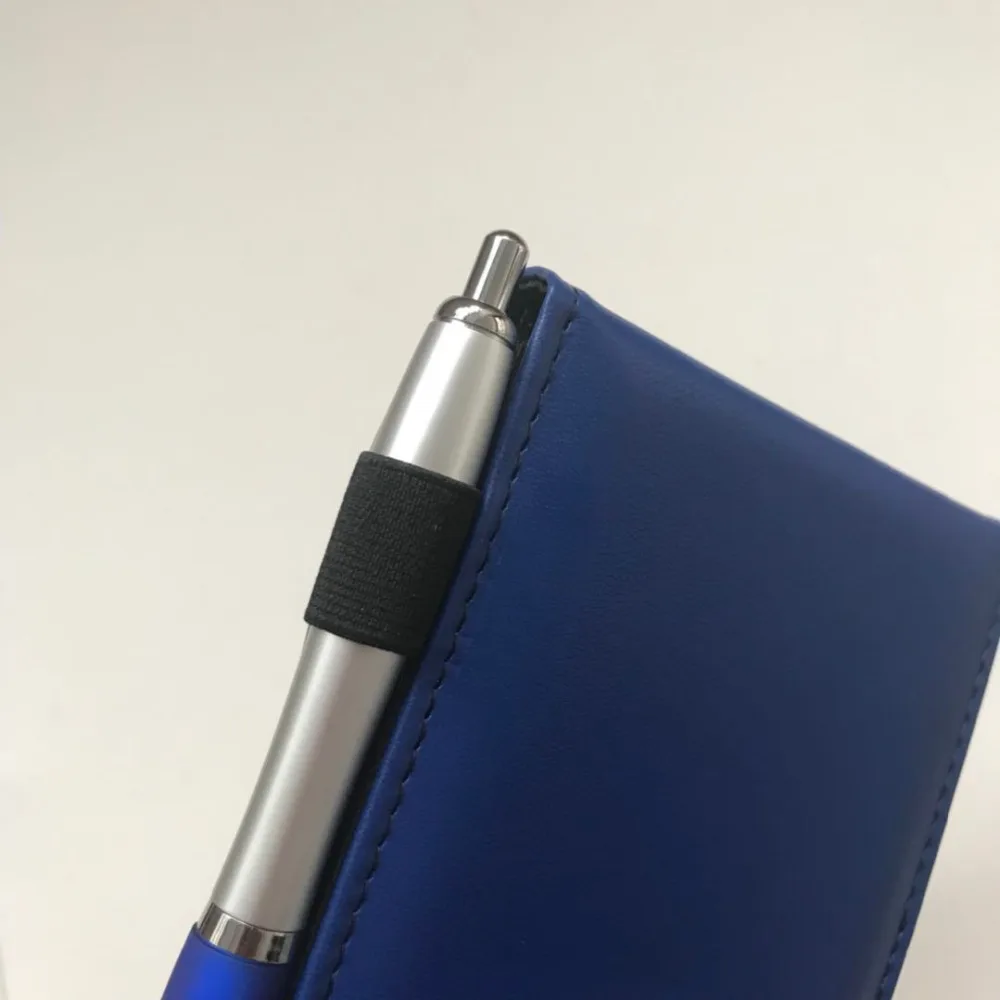 2021 Hot sale PU leather pocket notepad notebook with calculator and pen holder