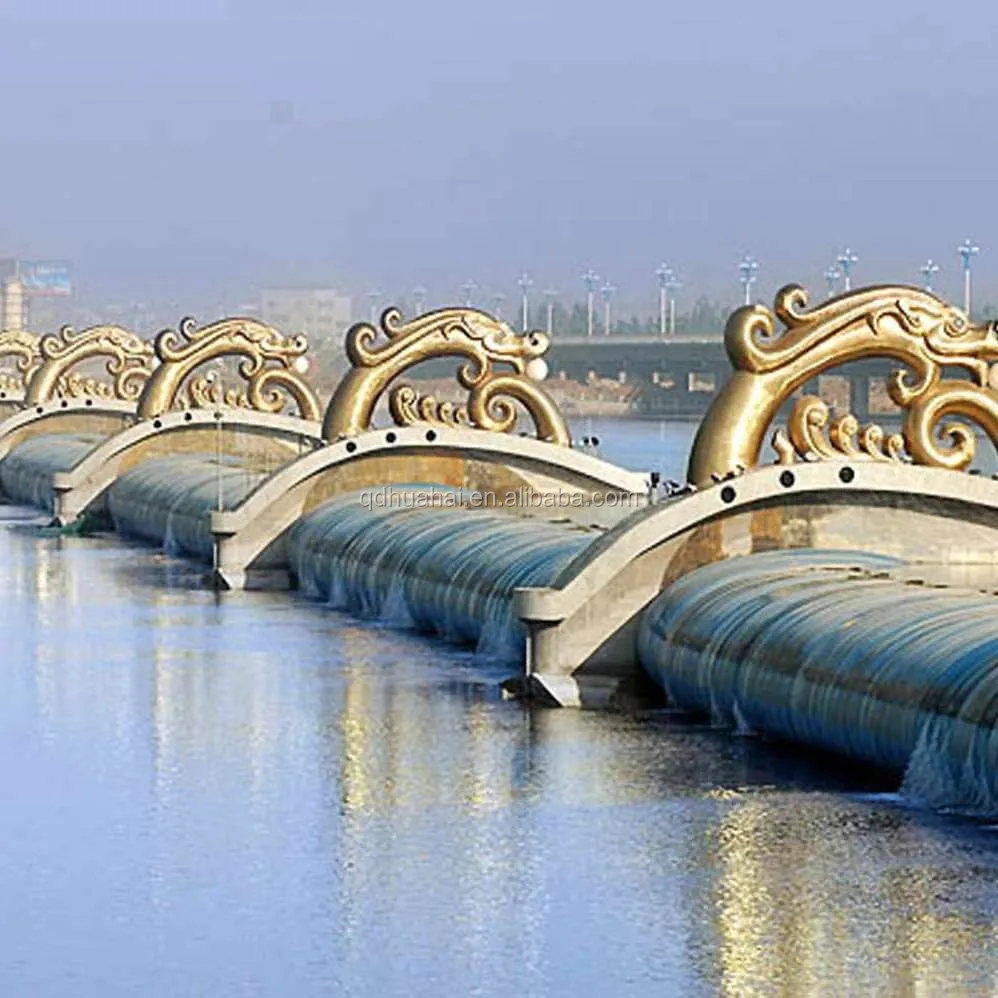 
Air inflatable rubber dam 