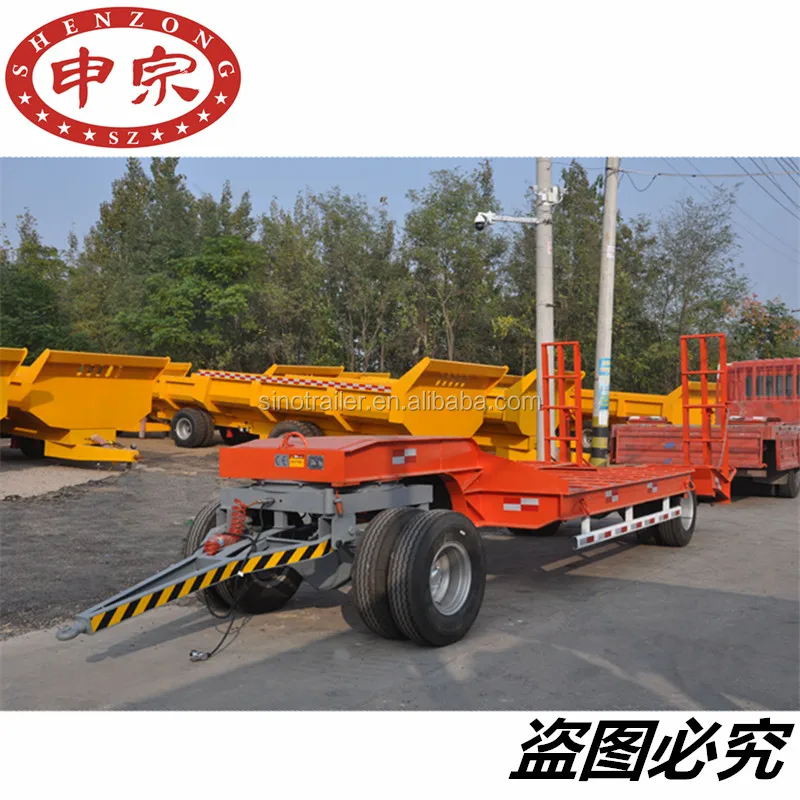 flatbed trailer for transport excavator/crane/transformer