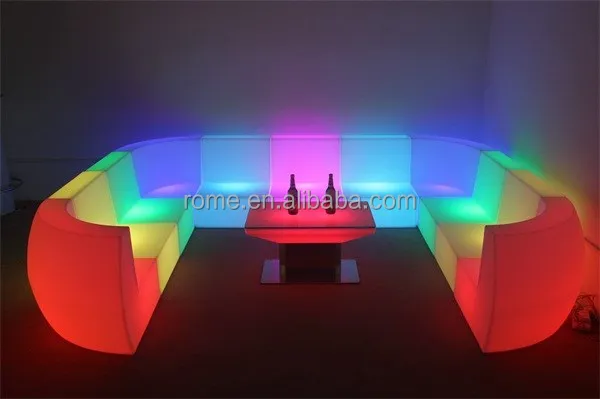 
Color Change Outdoor Furniture/led Sofa/led Chair with remote 