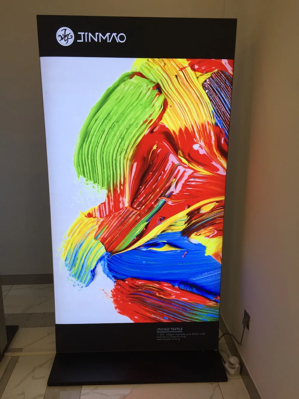 Eco popular Digital Printing for direct and heat transfer printing indoor woven backlit 200 gsm with good printing result