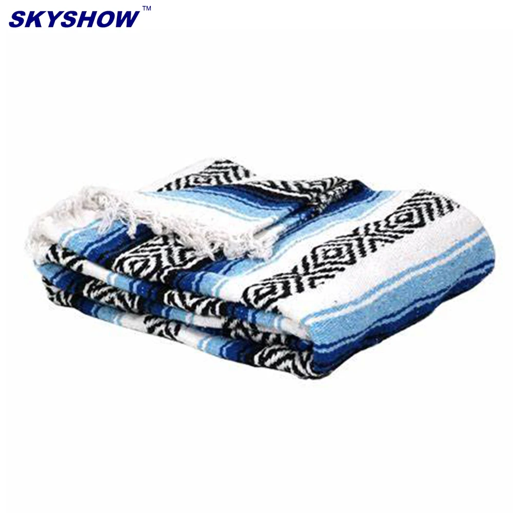 Mixed Patterns Super Soft  Mexican Blankets Colorful Blankets