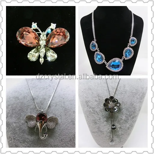 Wholesale Water Drop Point Back Crystal Peridot AB Coating Fancy Stone With Metal Claw For Jewelry Making