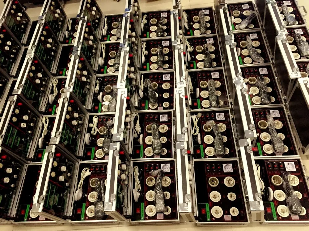 Digital led light show case multi-funtion power meter led testing device