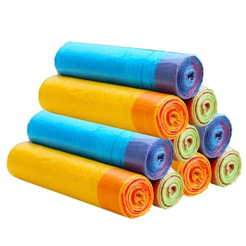 
Export household thickened biodegradable drawstring garbage bag 