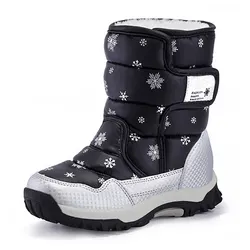 Нескользящие зимние уличные ботинки, детские зимние ботинки для девочек