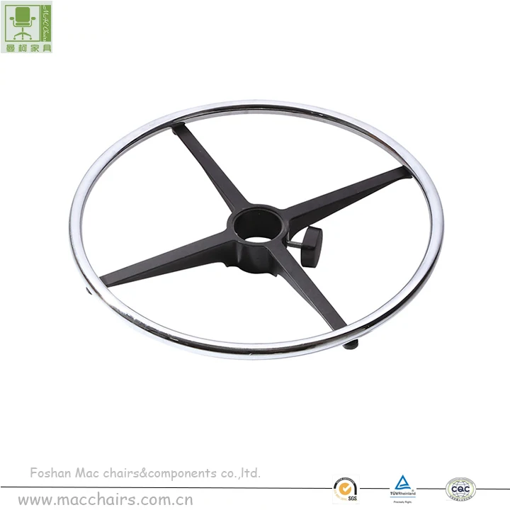 Bar lab chair footring lift chairs footrest stainless steel aluminium footring 450mm diameter cylinder for furniture chairs
