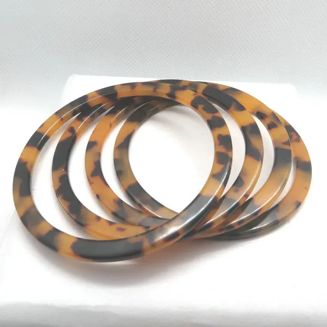 5049 Best selling tortoiseshell acetate bracelet island jewelry wholesale high quality beach jewelry accessories for women girl
