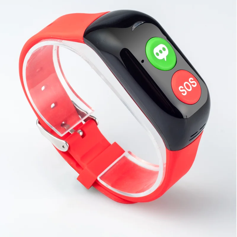 Old people GPS tracker smart wristband watch with GSM SOS calling function for elderly people