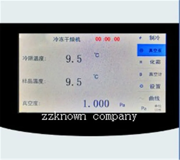 Вертикальный вакуумный Liofilizador/Пищевая сушилка для замораживания, 0,092 квадратных метров, золотой поставщик