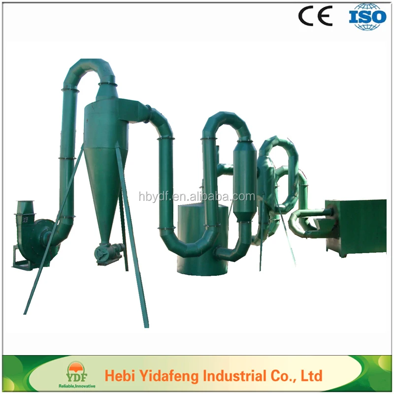 
twin boiler hot air flow sawdust dryer/flash dryer 