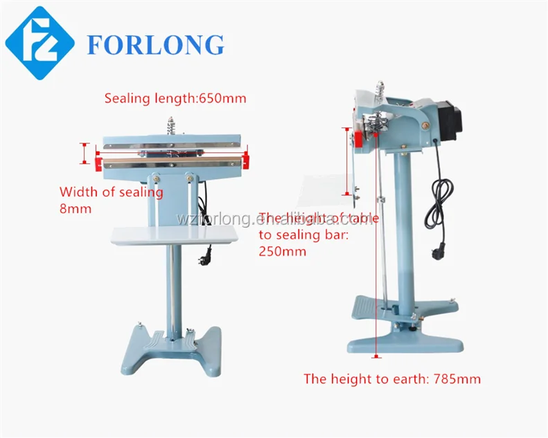 PFS-650 sealer machine/ PP bag pedal sealing machine